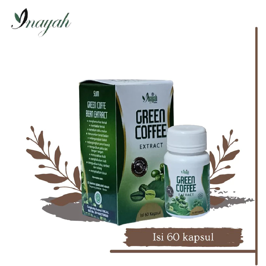 KAPSUL GREEN COFFEE PELANGSING HERBAL ALAMI SETARA UGC UMI GREEN COFFEE