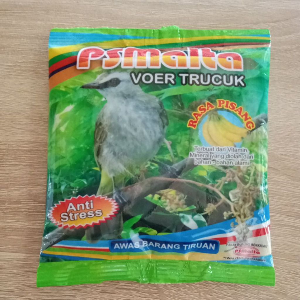 Voer burung Trucuk psmalta pakan burung rasa pisang