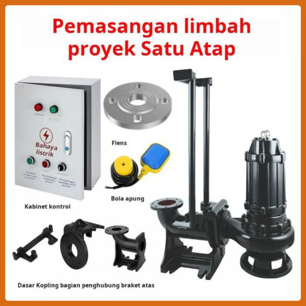Somy Pompa Celup AIr Kotor 11KW-55KW Pompa Lumpur / Pompa Tangki Sepitink /