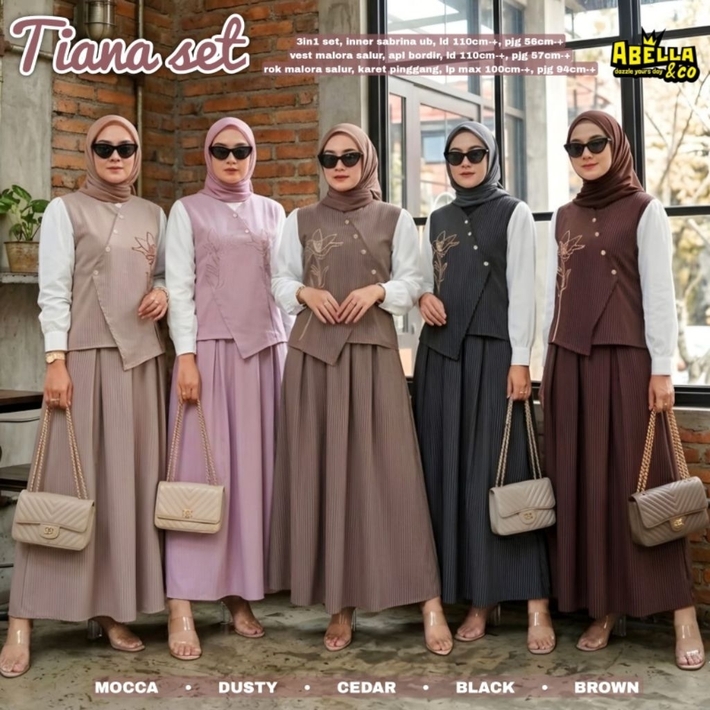 hayako puly setelan rok knit one set vin one set ld 130 celana kulot knit tunik kaos import kaos wan