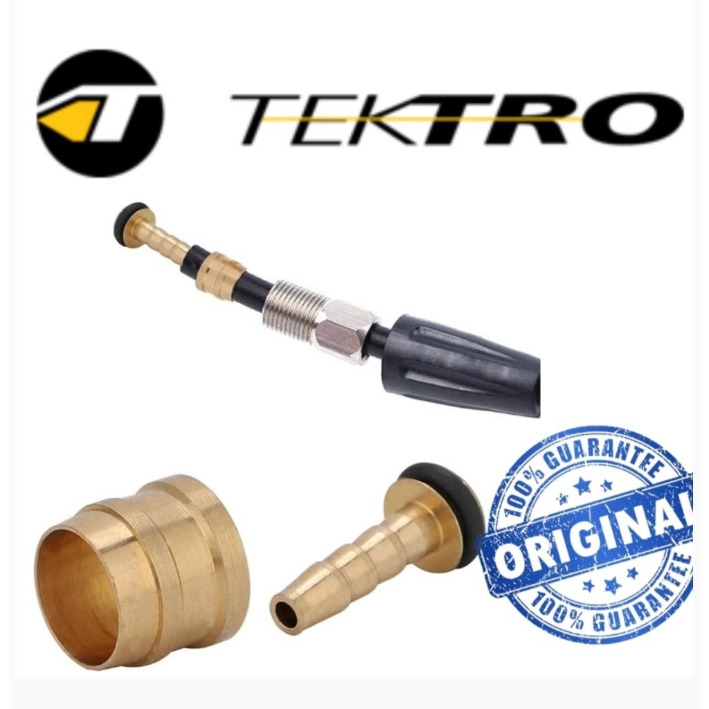 OLIVE KONEKTOR REM HIDROLIK TEKTRO ORIGINAL PLUS SEAL  OLIVE REM HIDROLIK SEPEDA