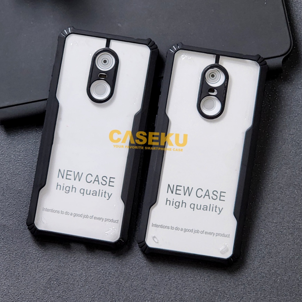 Redmi 5 Plus Redmi 6A Redmi 6 Pro Case Fusion shockproof Transparan Casing Redmi 5 Plus Redmi 6A Red
