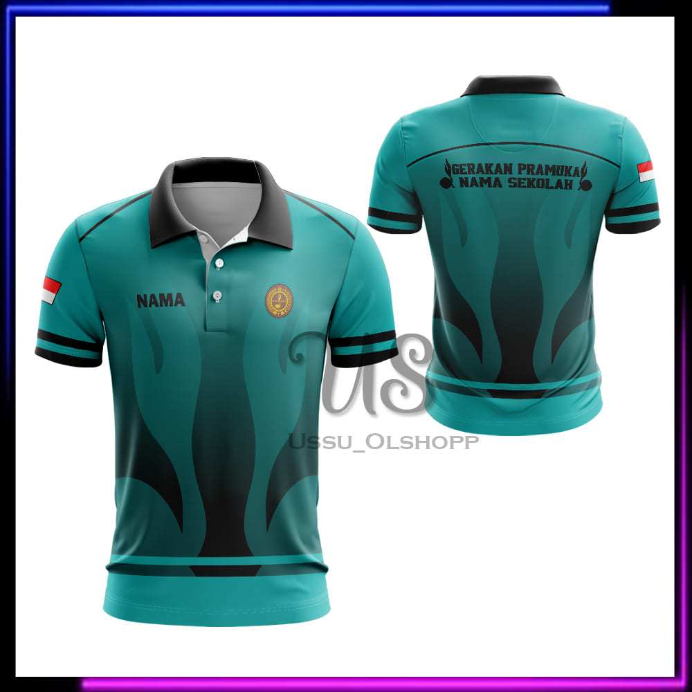 Kaos Baju Jersey Pramuka Pembina - Baju Pramuka - Kaos Polo Pramuka Custom Nama