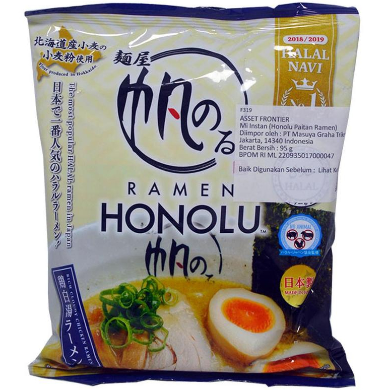 ASSET FRONTIER HONOLU PAITAN RAMEN 95 G - SURABAYA