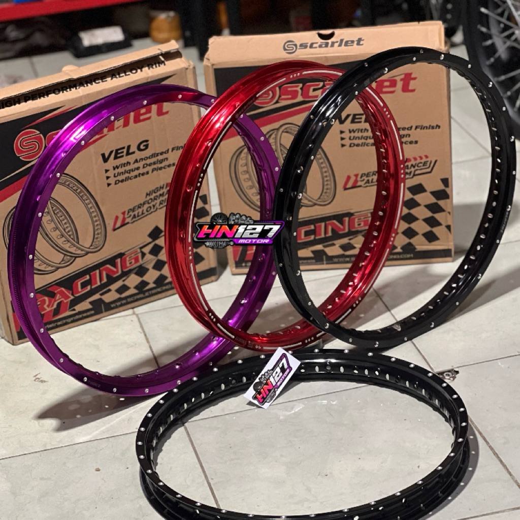 1 BIJI VELG SCARLET MILING CUSTOM RING 17X140/160 VELG MILING SCARLET RING 17