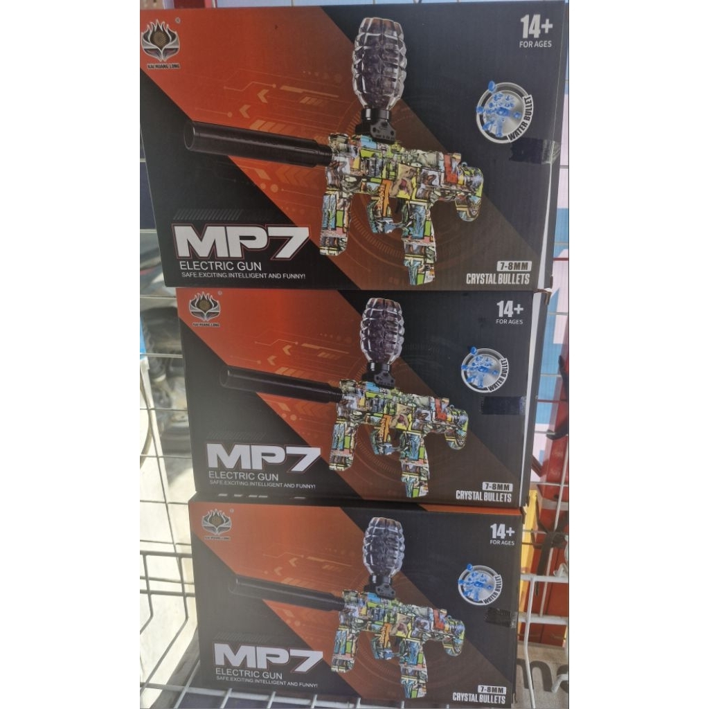 Tembakan mainan Blaster Gel MP7