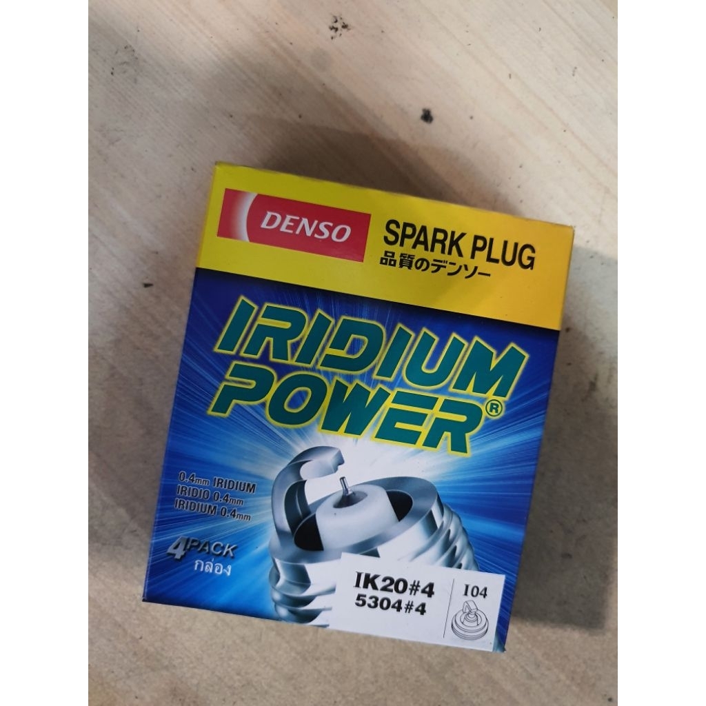Busi IRIDIUM DENSO IK20 (100% ORIGINAL DENSO)