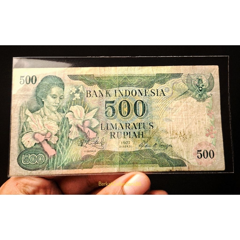 500 rupiah konde tahun 1977 asli sesuai foto