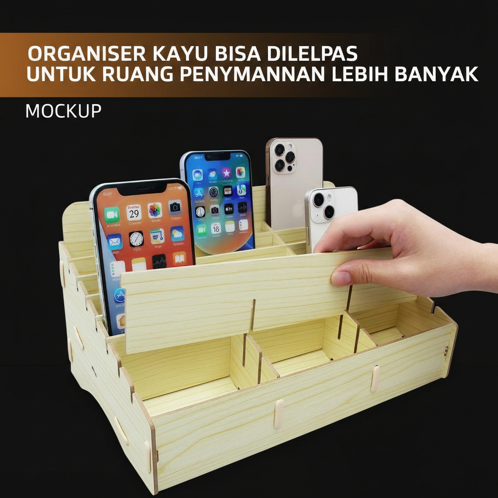 Slot Rak Hp Service Management Box kotak penyimpanan hp rak penyimpanan hp