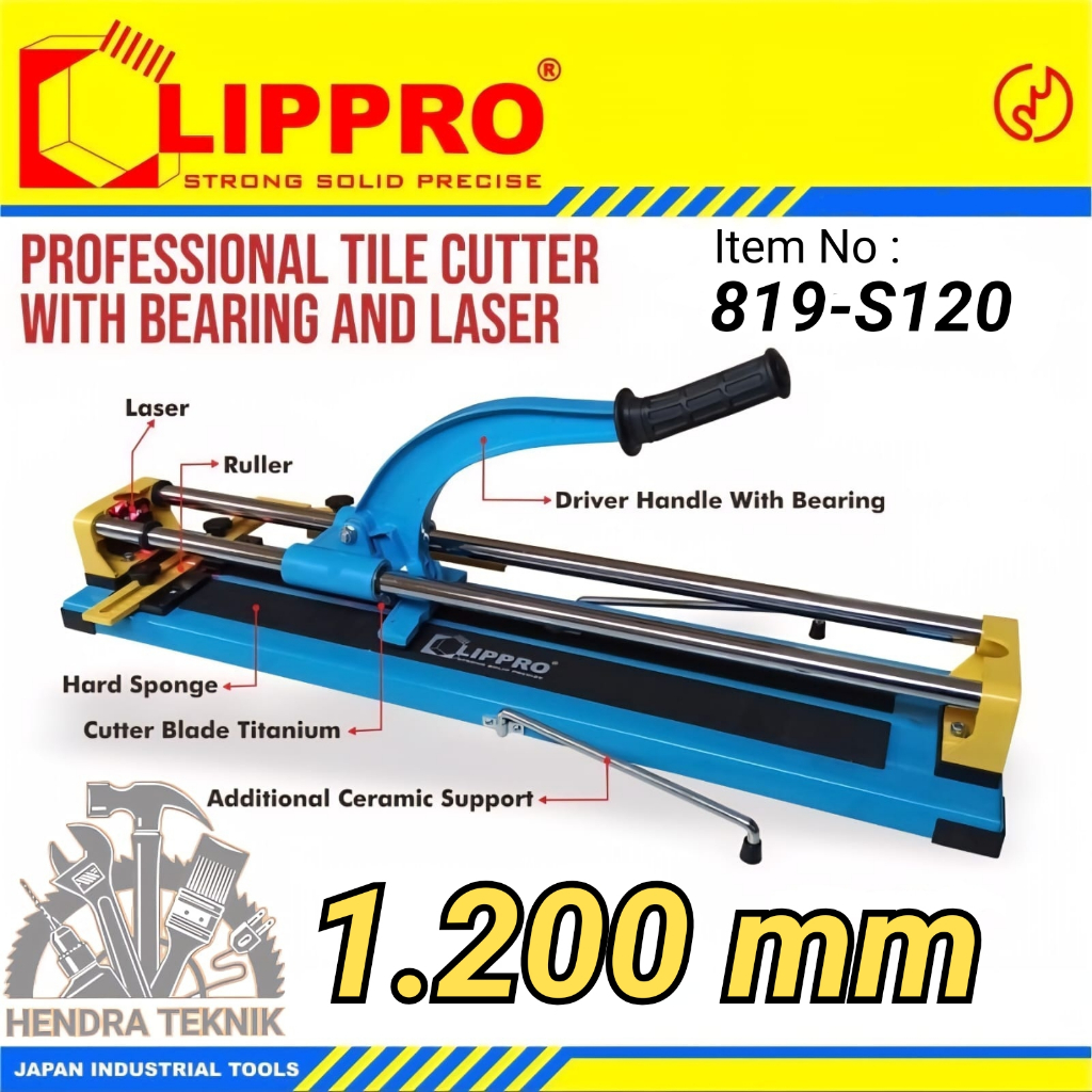 ORIGINAL LIPPRO ALAT POTONG GRANIT MANUAL 1.2M MESIN POTONG KERAMIK GRANITE MEJA MANUAL TILE CUTTER 