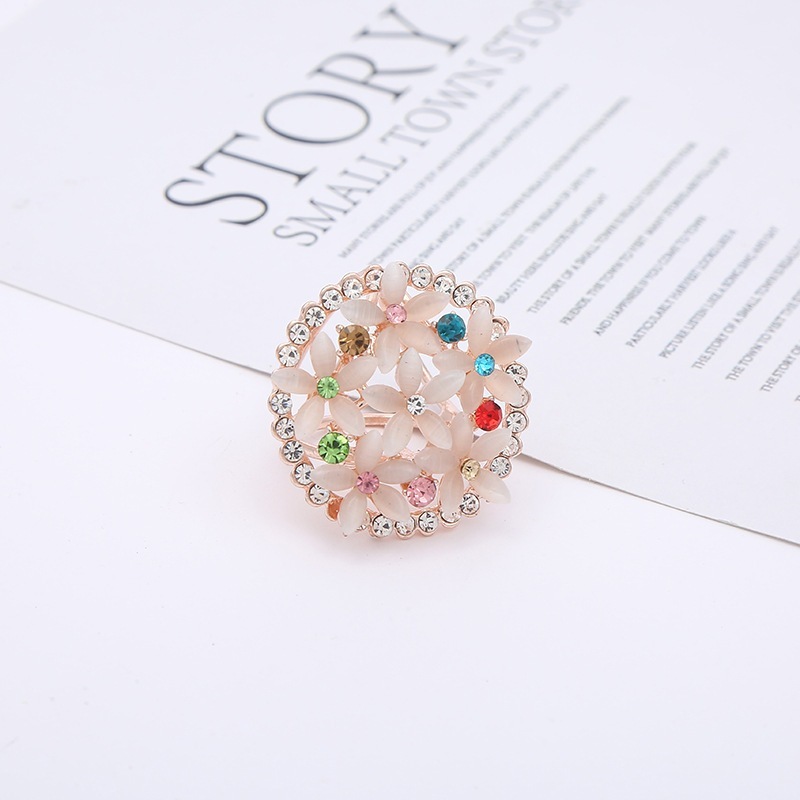 Bros Ring Premium untuk syal hijab Ring Luxe Pearls Bros Premium Hijab / Ring Jilbab Mutiara