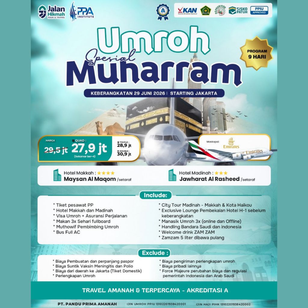 Umroh Hemat Paket DP Umroh Perjalanan Hikmah Umroh Itikaf Ramadhan Paket Exclusive Star Jakarta