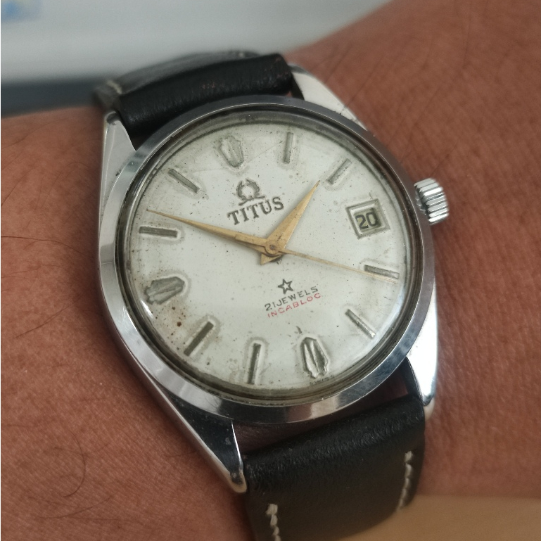 Titus Manual Windning Analog Klasik Vintage Second Mulus