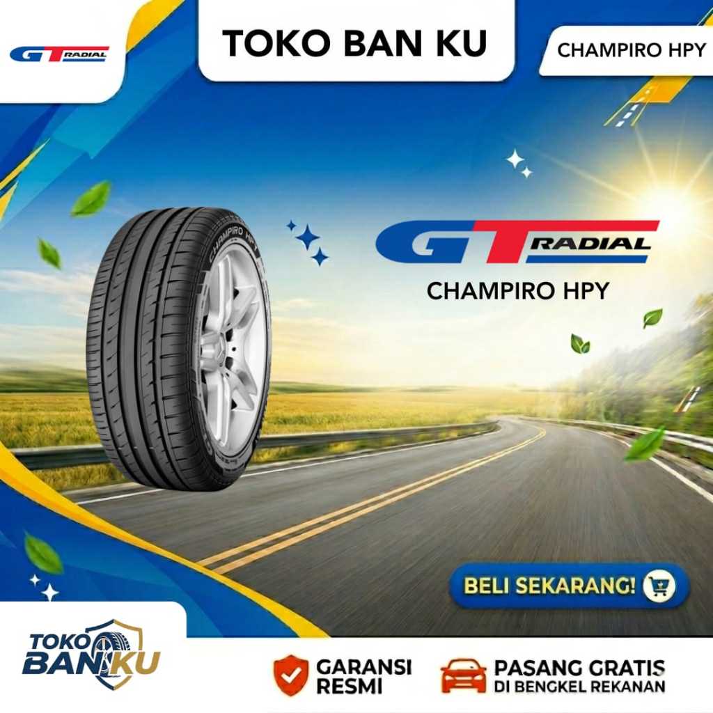 Ban Mobil Gajah Tunggal Champiro HPY 205/50 R17 - Freed, All New Veloz