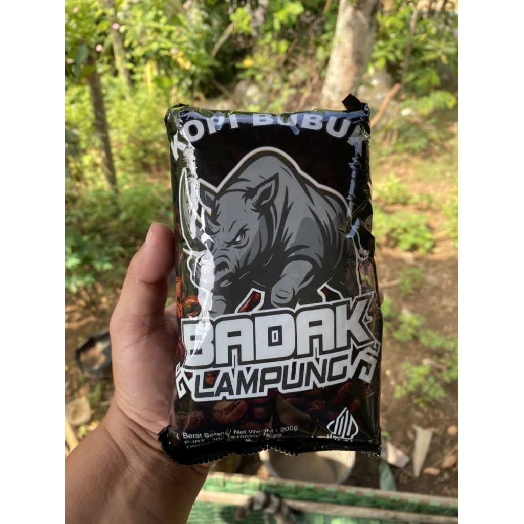 Kopi Robusta Lampung Cap A1 & Badak Lampung -+200 Gram