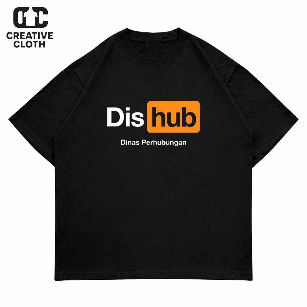 KAOS BAJU OVERSIZE DISHUB PLESETAN Y2K KALCER | T-SHIRT OVERSIZE HITAM STYLE Y2K VINTAGE BOOTLEG | B