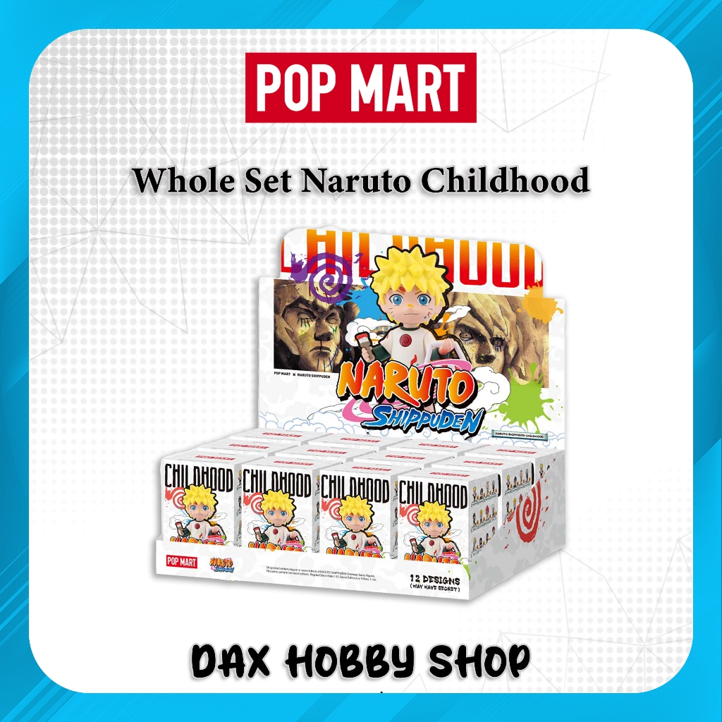 Whole Set POP MART Naruto Shippuden Childhood Series Figure Original