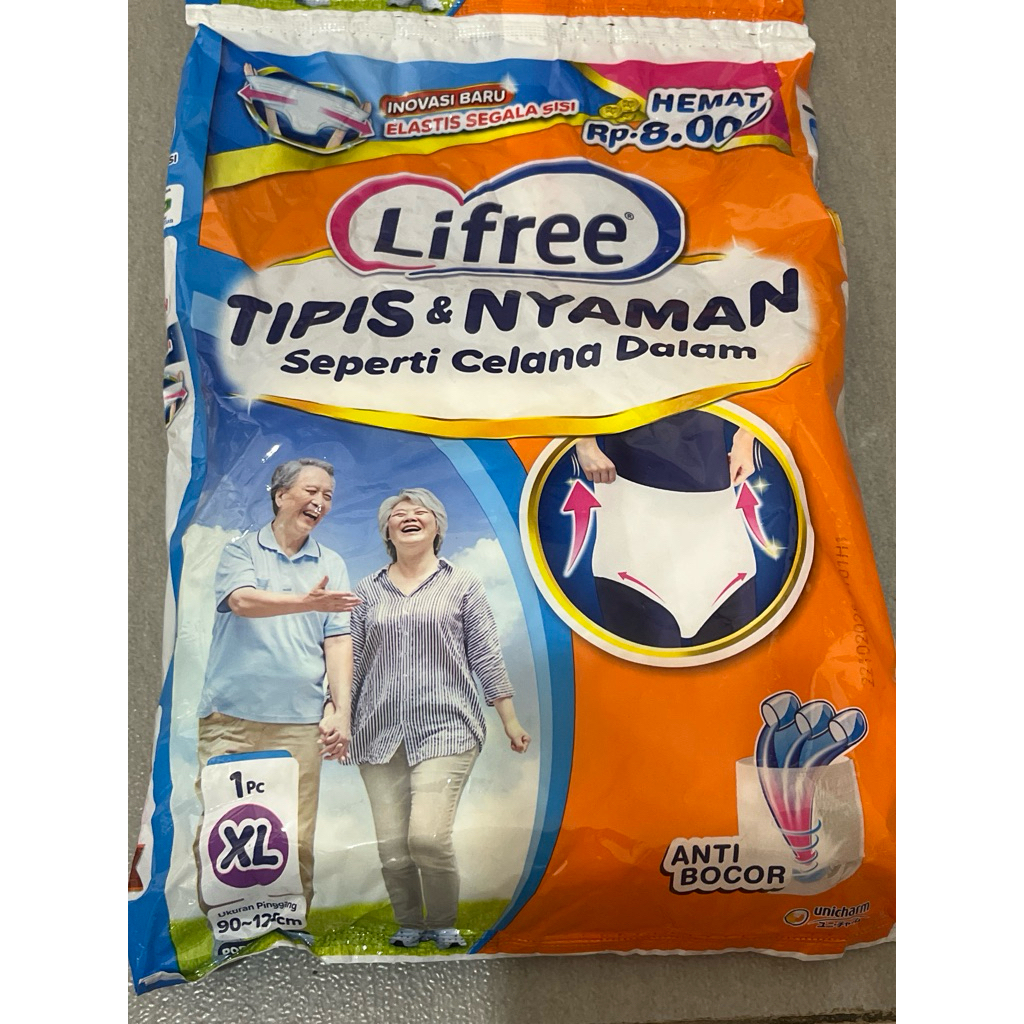 Lifree Popok Celana Dewasa XL exp oktober 2028