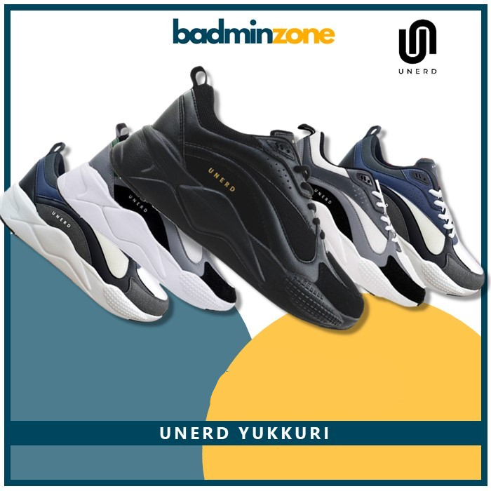 Sepatu Unerd Yukkuri Sepatu Sneakers Casual Sport Sepatu Sneakers Olahraga Pria Unerd Original