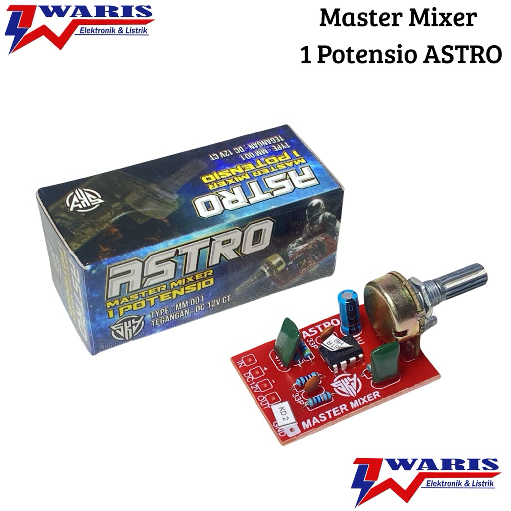 Master Mixer Ic 4558 Mono 1 Potensio