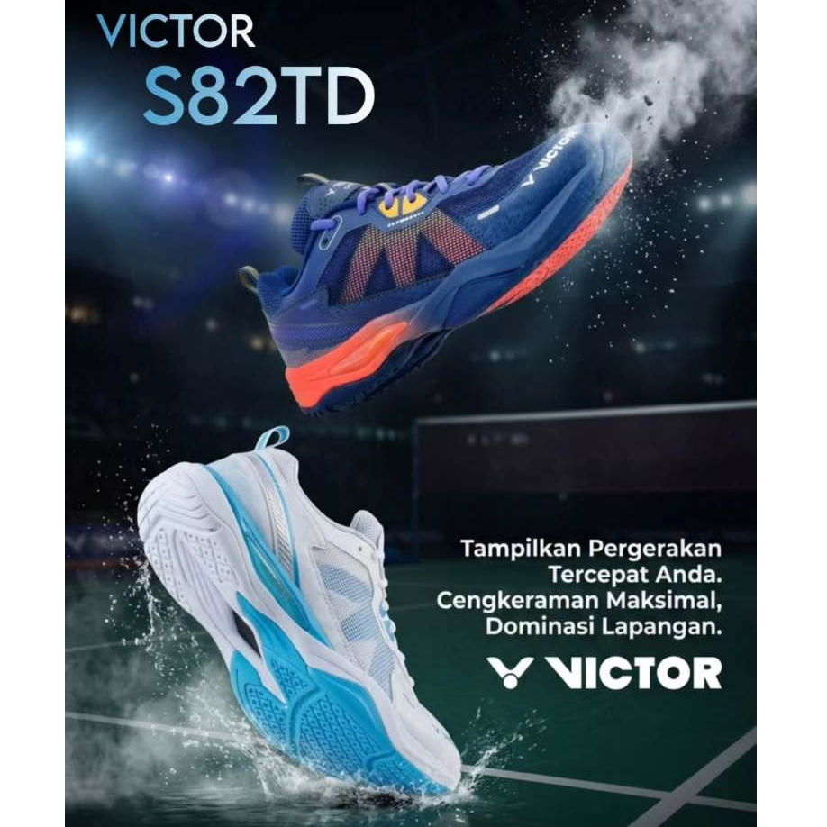 Sepatu Badminton Victor S82TD / S 82 TD / S82 TD  Bulutangkis ORIGINAL