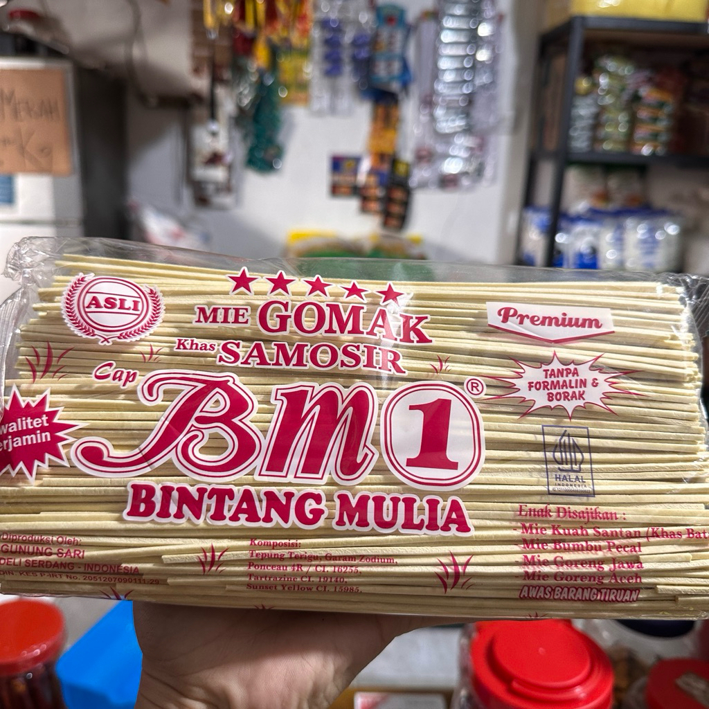 MIE GOMAK KHAS SAMOSIR BINTANG MULIA 1 800gram