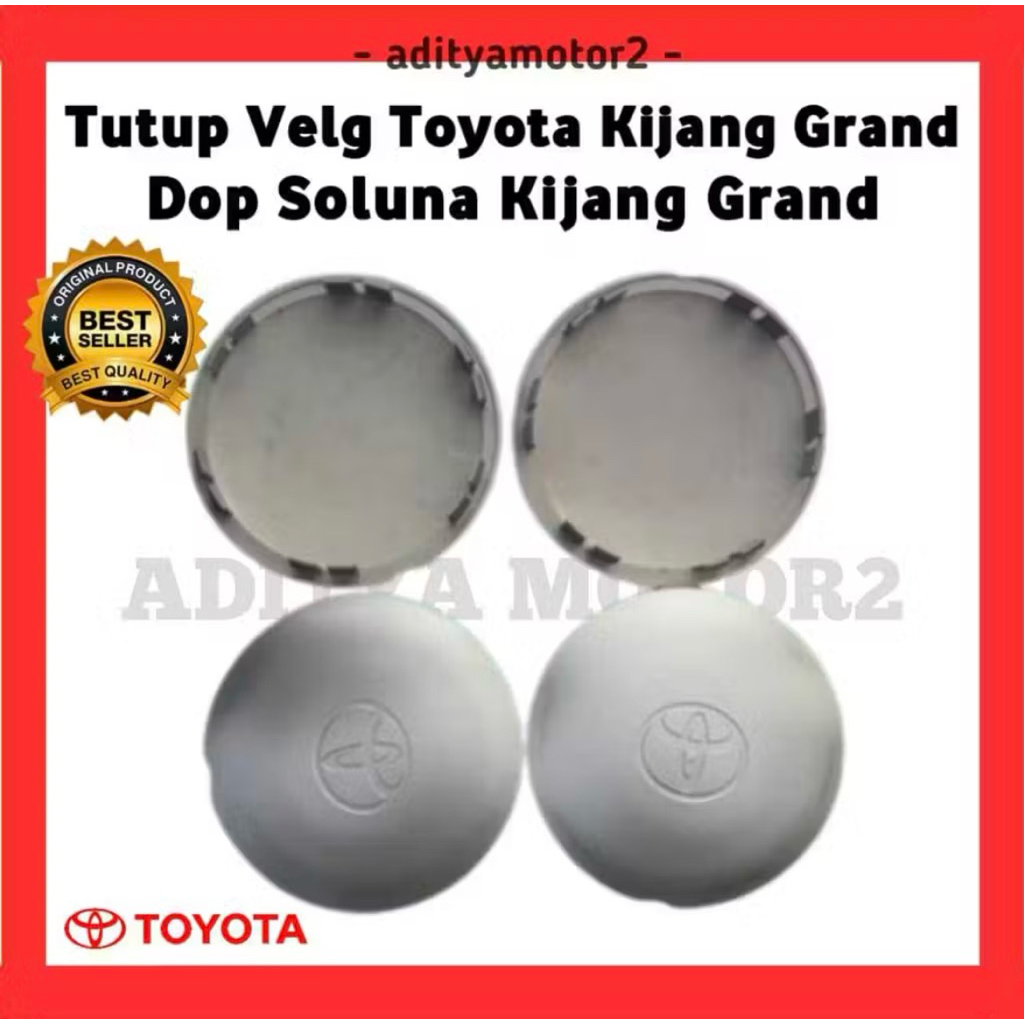 Tutup Velg Toyota Kijang Grand Soluna Dop Velg Center Cap Toyota Original