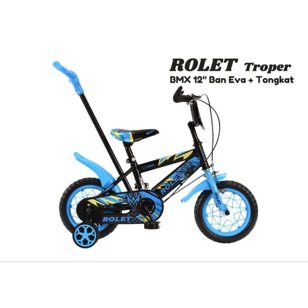 Sepeda Anak BMX 12 Velion Ban Eva Tongkat Murah / Sepeda Cowok Anak BMX Velion Ban Busa Eva Tongkat