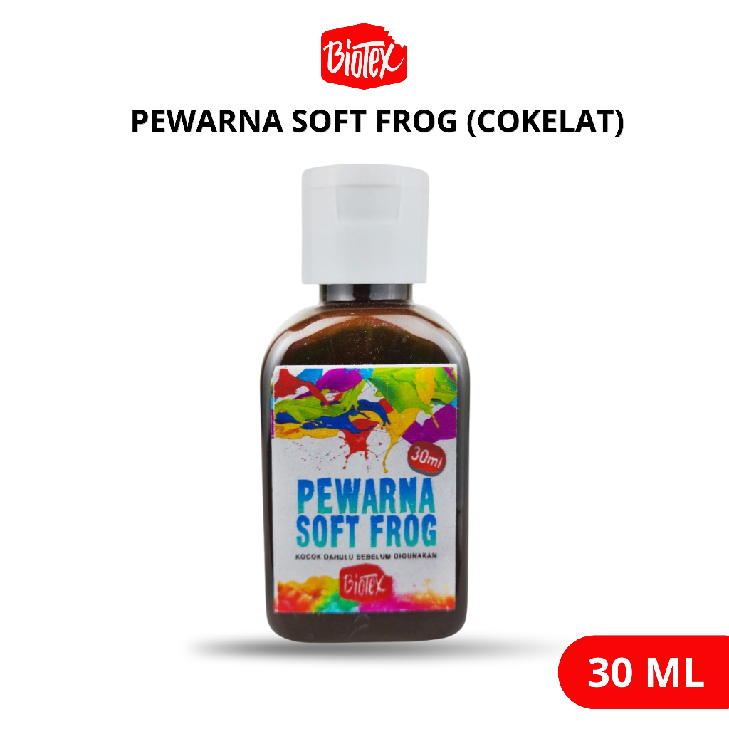 Biotex PEWARNA LATEKS 30 ML COKELAT COKLAT - Latex Latek Soft Frog Sofrog