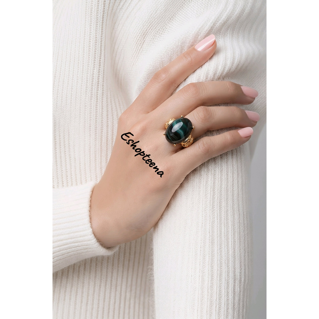 C03#2 cincin xuping emas batu mata_cincin giok_cincin emas_cincin xuping_cincin batu_cincin mata_cin