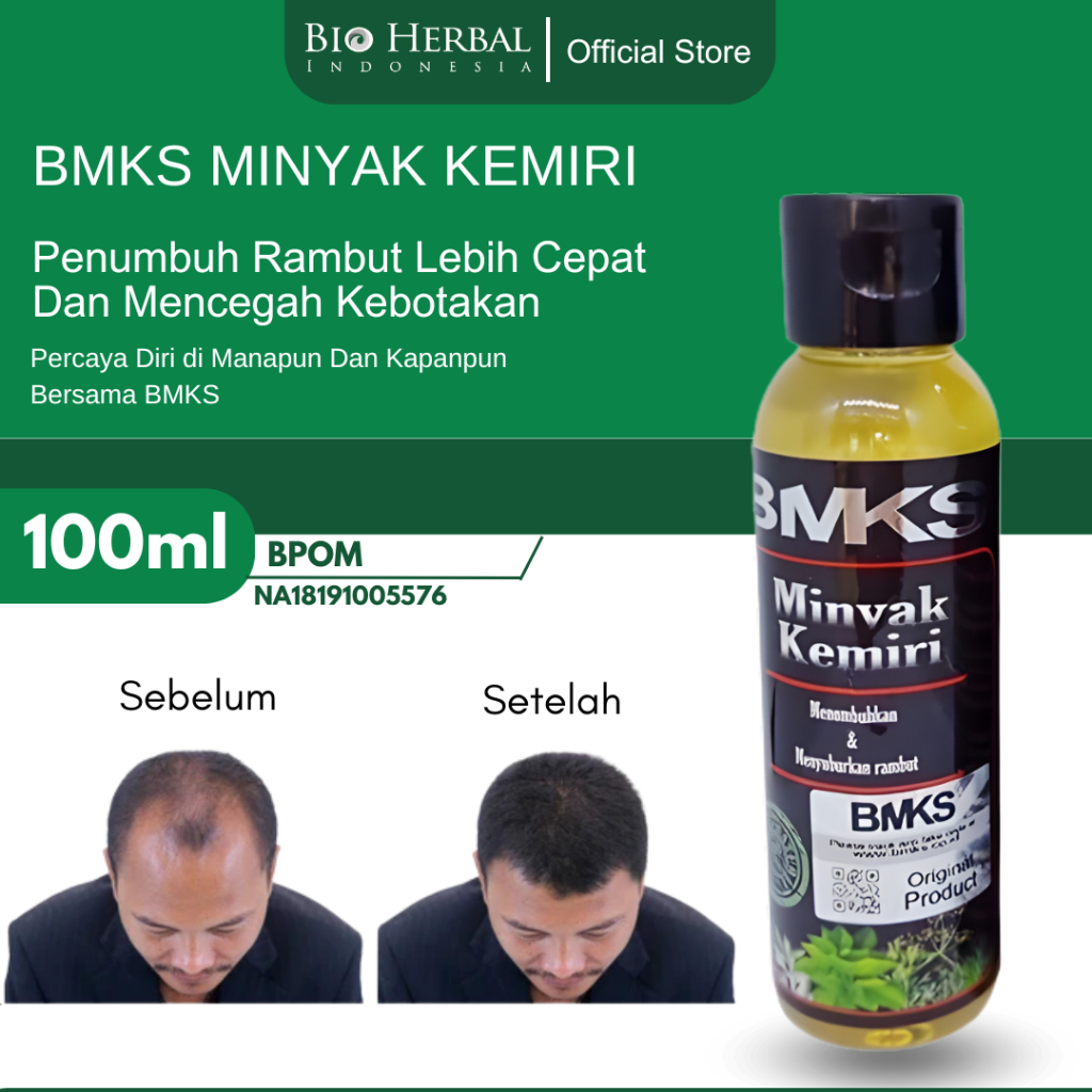 Bmks Minyak Kemiri / Black Magic Minyak Kemiri / 100% Original