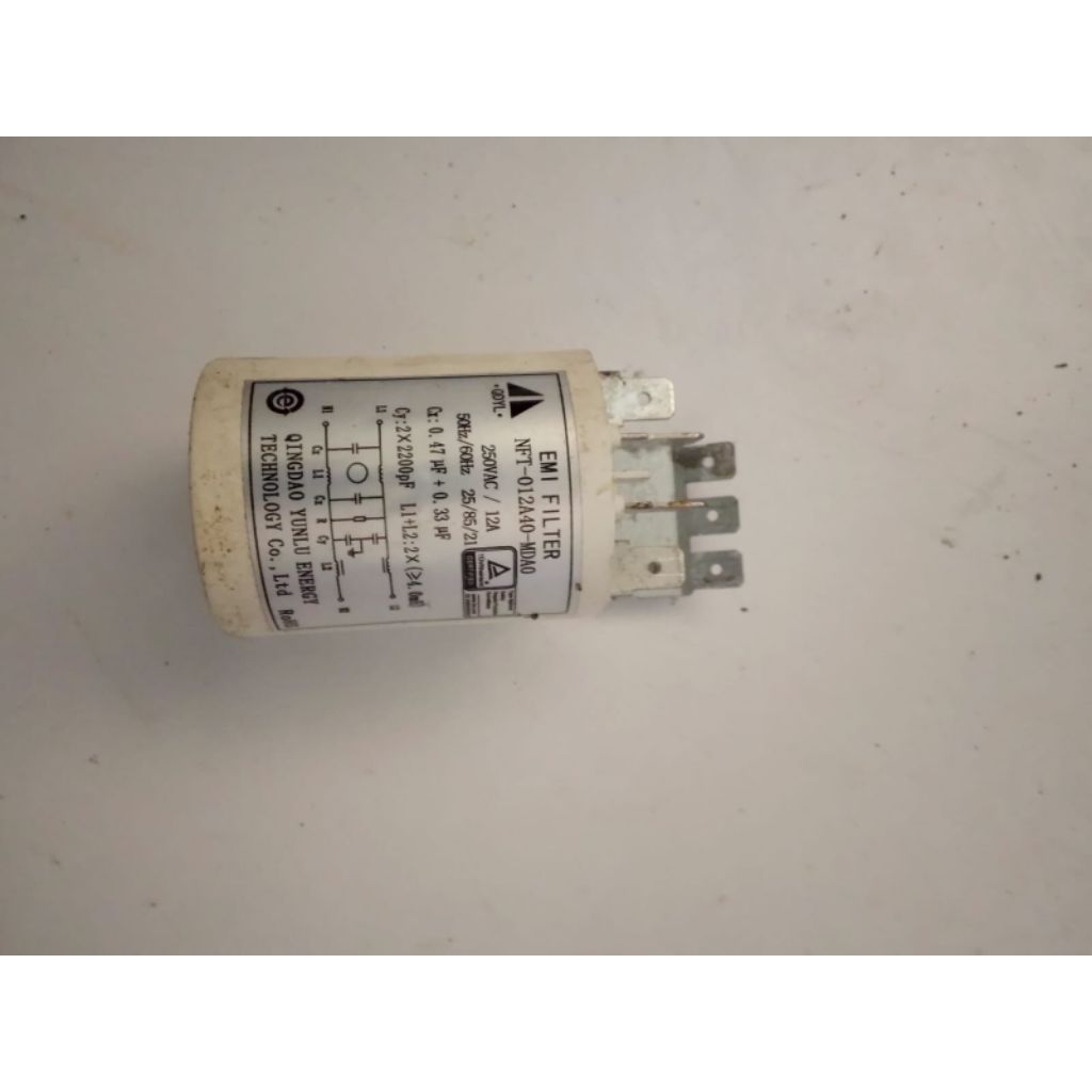 EMI FILTER MESIN CUCI MIDEA FRON LOADING MFG70-ES1003(ORIGINAL COPOTAN)