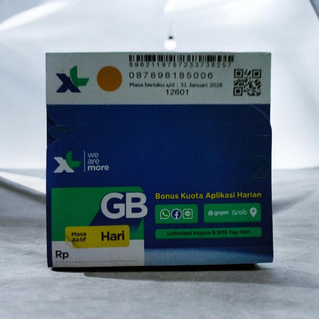 nomor cantik XL 878 9 818 5006 isi kuota 3gb jaringan 5G
