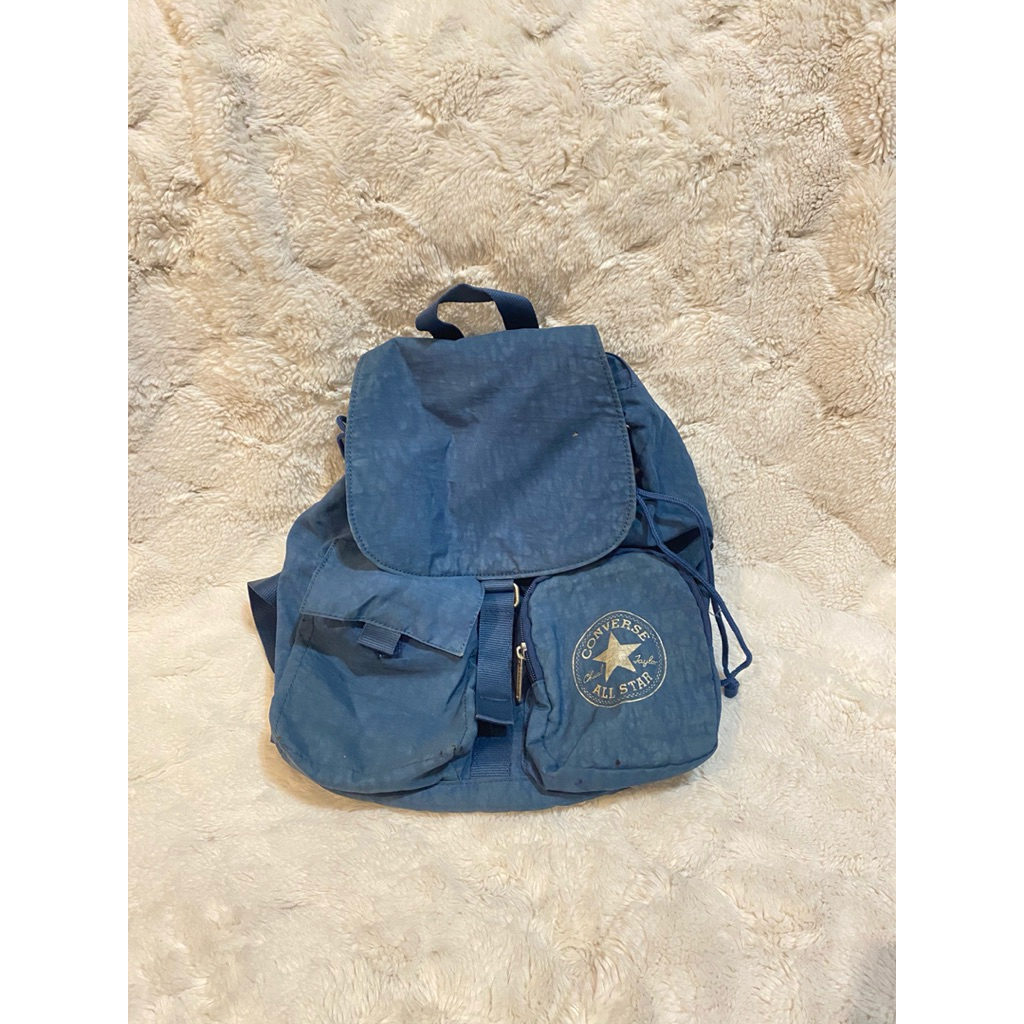 Converse Nylon Backpack Navy (Preloved)