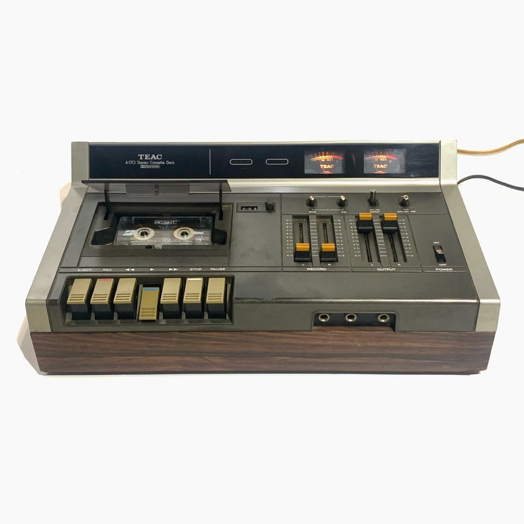 TEAC A-170 Stereo Cassette Deck / Tape Deck Pemutar Kaset Pita Vintage TEAC A-170 (JAPAN 1975)