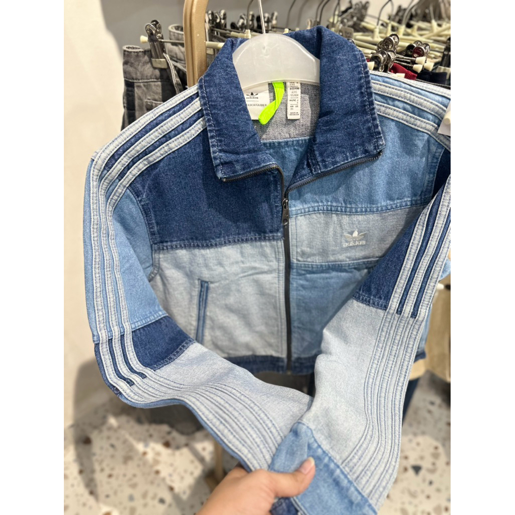 CROP JACKET JEANS ADIDAS NEW