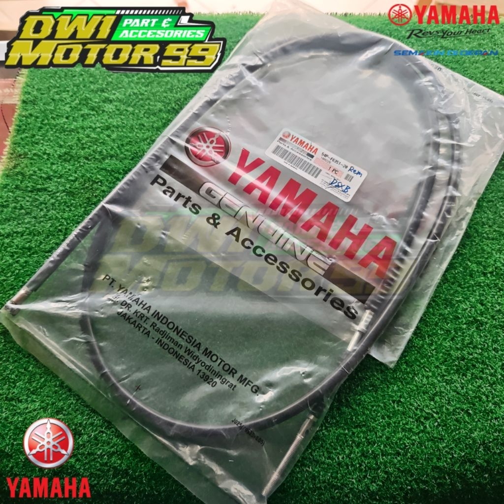 CABLE TALI KABEL REM BELAKANG 54P MIO J MIO GT MIO SOUL GT 115 F1 ASLI ORIGINAL YAMAHA 54P-F6351
