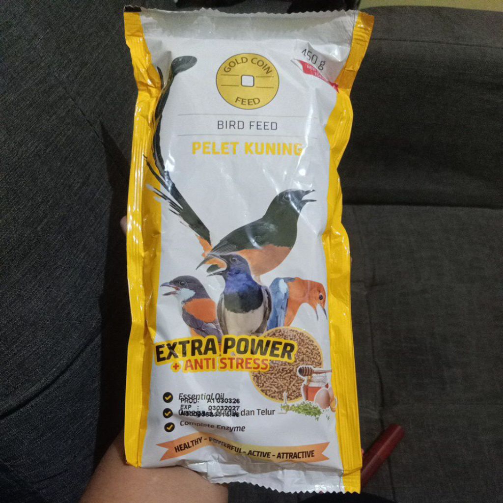 PAKAN BURUNG GOLDCOIN  KUNING MURAI