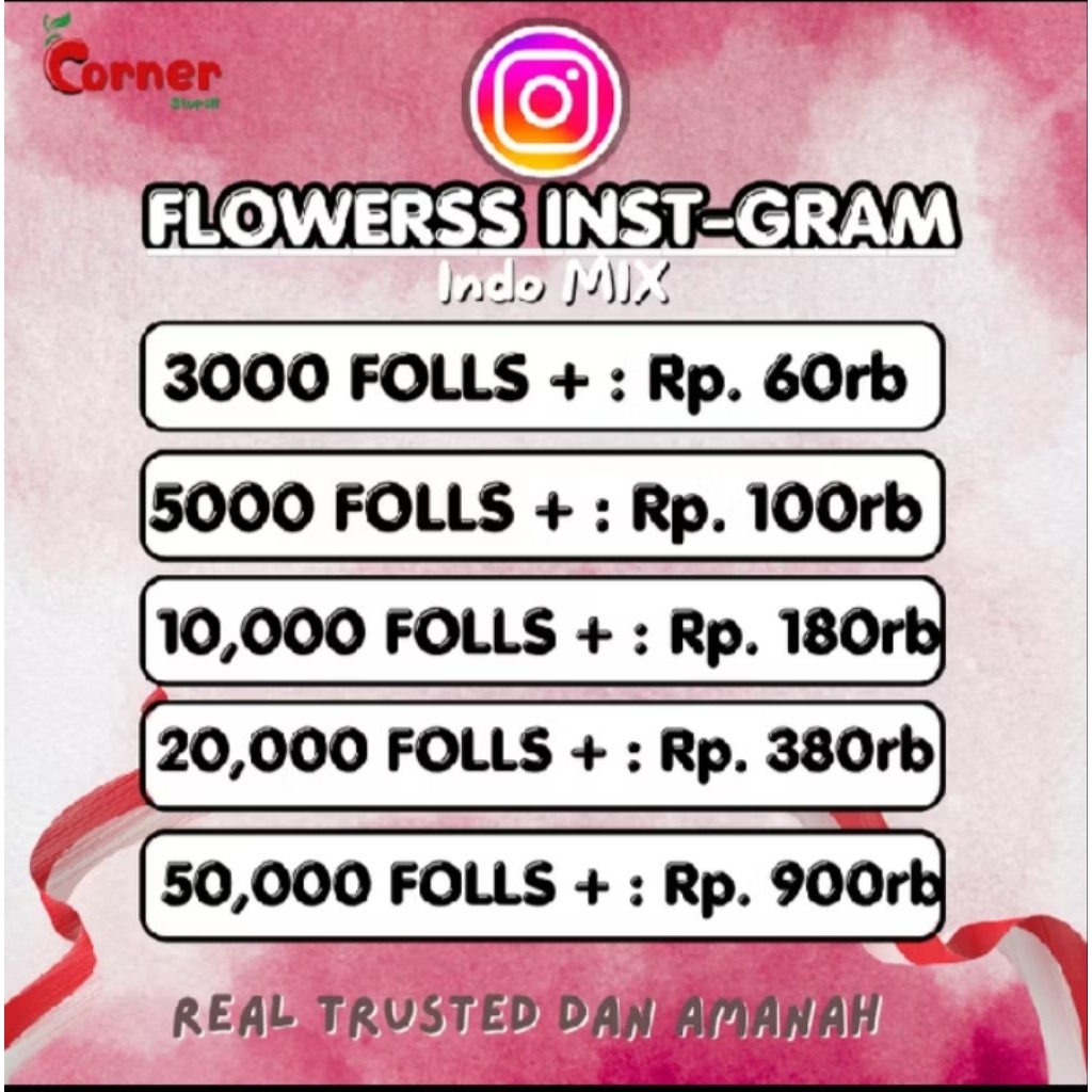 jasa followers Instagram secara permanen asli 100%no hoax