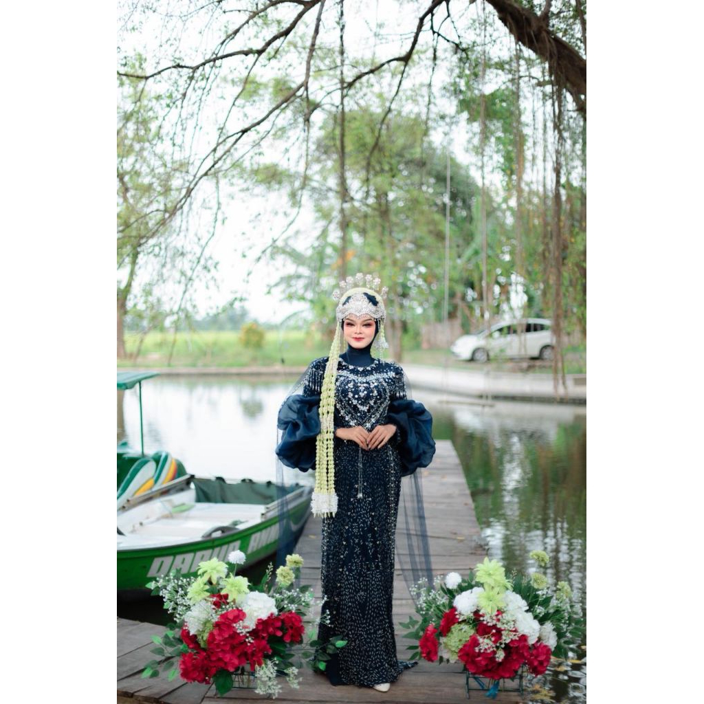Melati imitasi sultan premium model air terjun mewah dan kokoh melati imitasi pengantin sultan