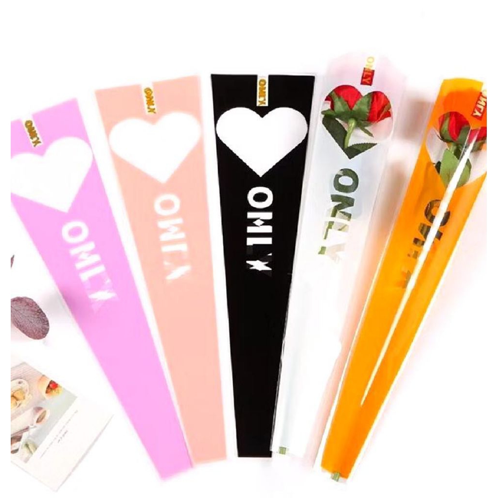 [1 LEMBAR] KERTAS SINGLE BUKET LOVE ONLY / KERTAS BUKET SATUAN
