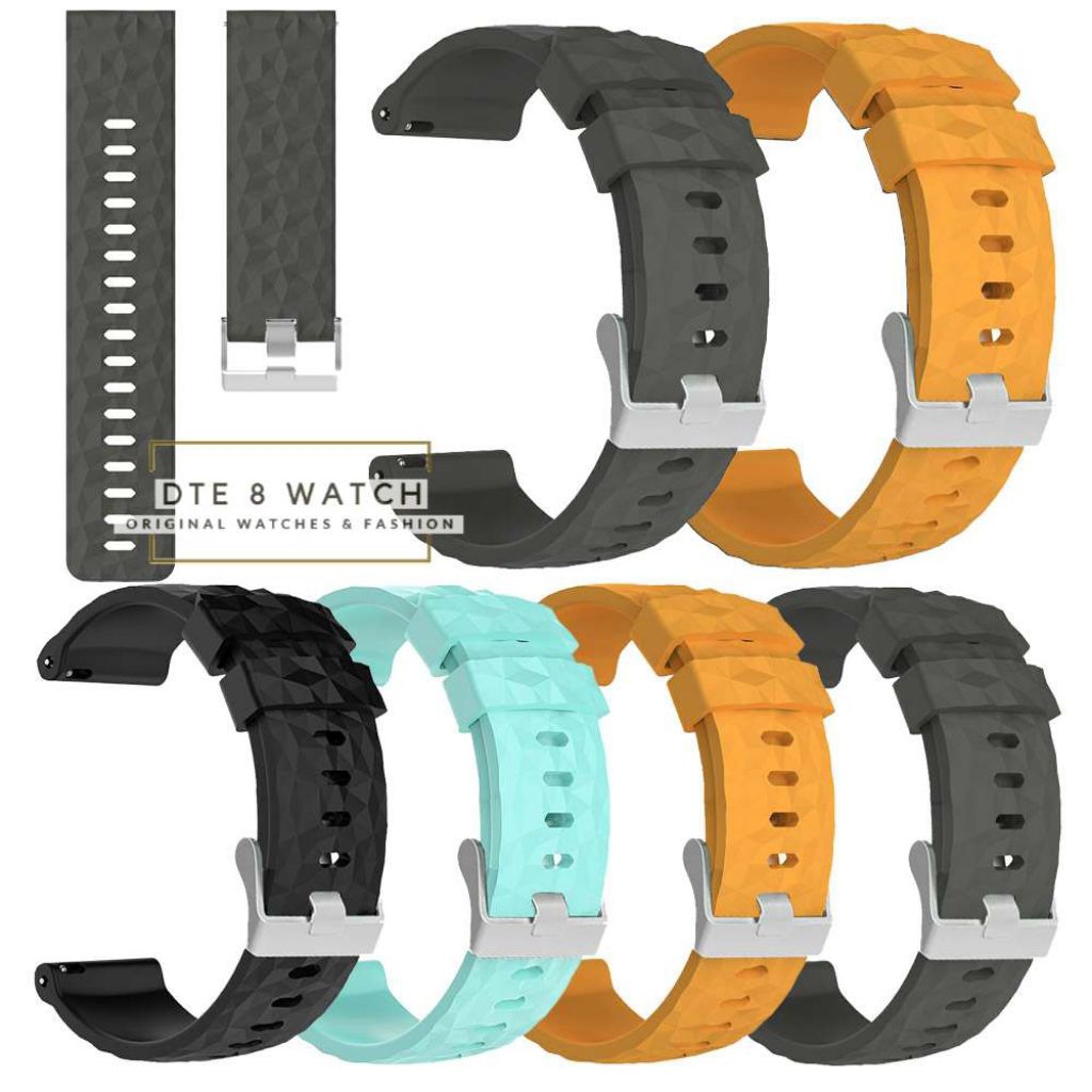 Strap Suunto 9 Baro Suunto D5 Suunto 7 Suunto Traverse Suunto Spartan Wrist HR Silikon Rubber 24mm Y