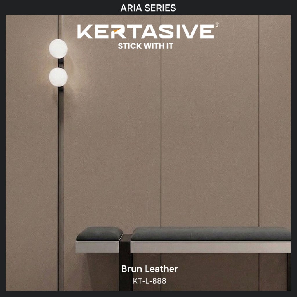 KERTASIVE PVC Interior Film - BRUN LEATHER L.122CM