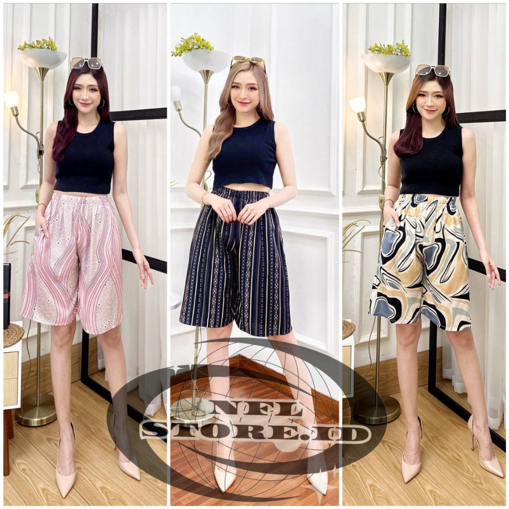 NFL STOREID - celana pendek wanita rayon/short pants
