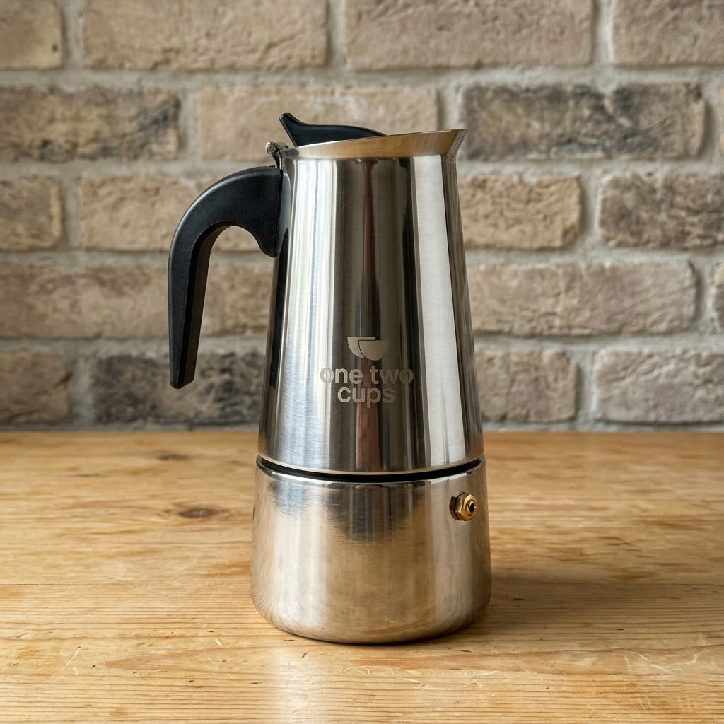 Moka Pot Teko Kopi Espresso Coffee Maker Alat Seduh Manual Kompor Induksi Listrik Stainless Steel