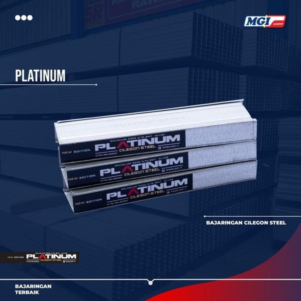 Baja Ringan Platinum SNI Cilegon Steel Az100 | Bisa Kirim Banten, Jabodetabek,Jabar,Jateng,Jatim