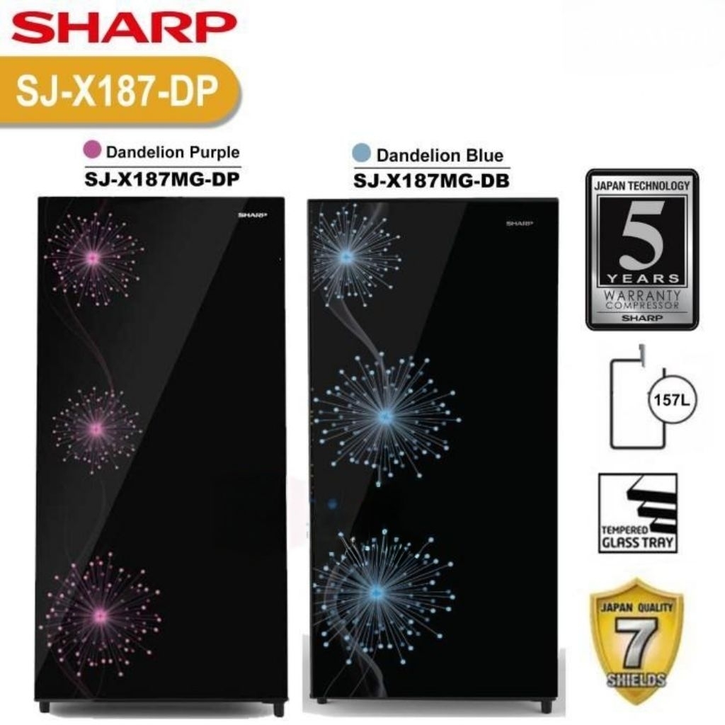 Kulkas 1 Pintu Sharp SJX 187MG DB DP Kulkas 1 Pintu Sharp SJX 187MG Kulkas 1Pintu Sharp SJX 187MG Ku