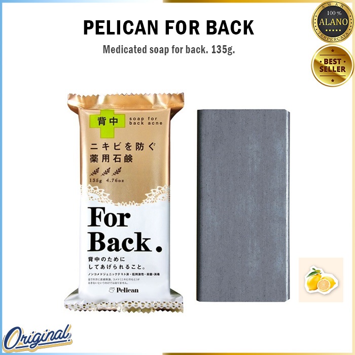 Sabun Jerawat Punggung - Pelican For Back Medicated Body Soap for Acne