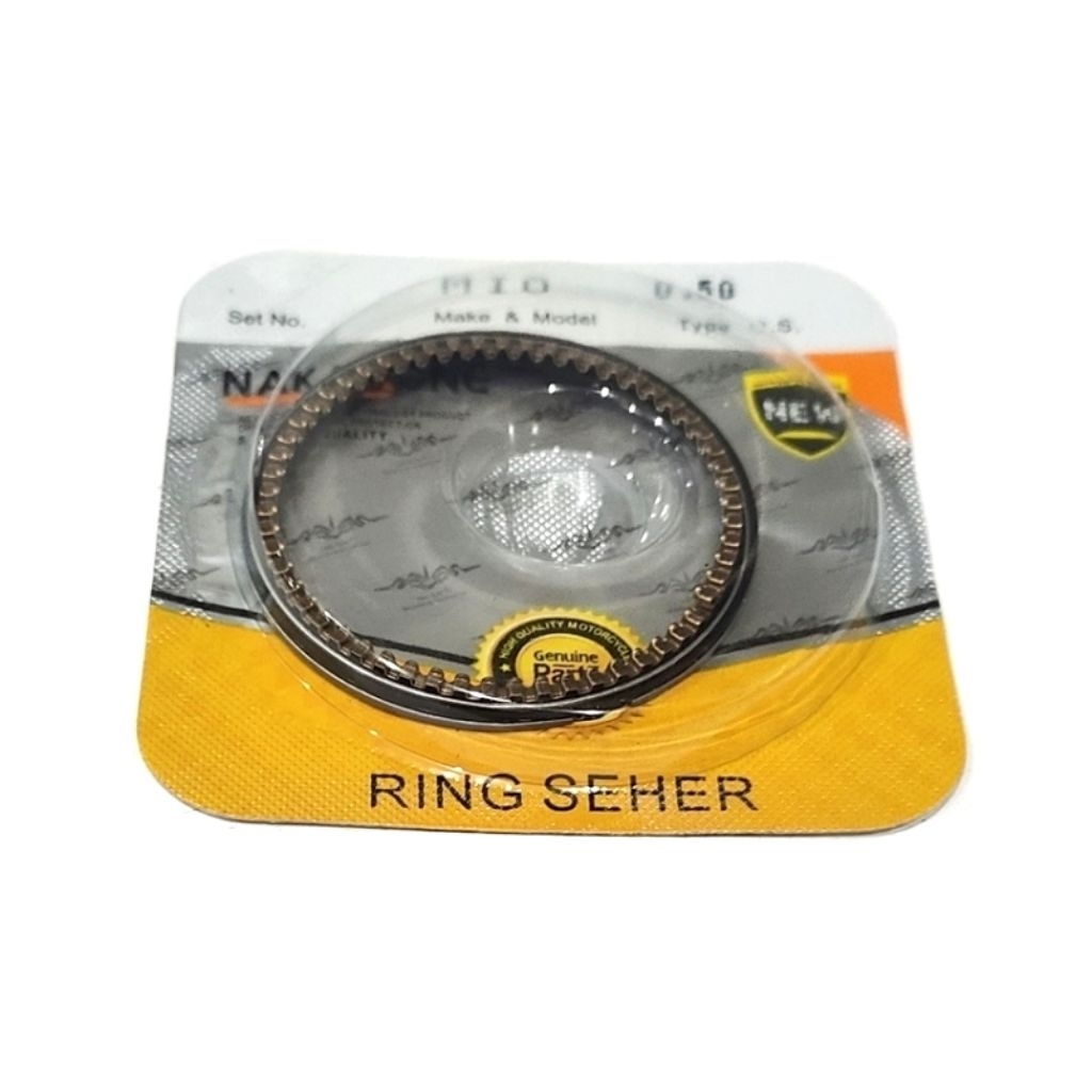 RING SEHER/RING PISTON OVER SIZE 0.50 UNTUK MIO-J ORIGINAL NAKASONE KWALITAS JAPAN