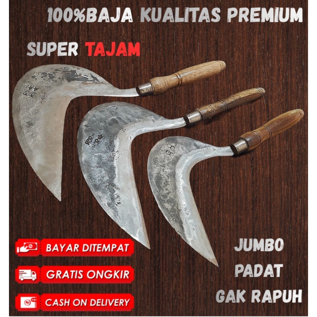SABIT/ARIT rumput super tajam ukuran Jumbo
